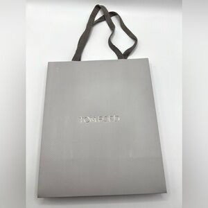 Tom Ford Empty Gray Shopping Gift Tote Bag 7.5x6x3.5 in